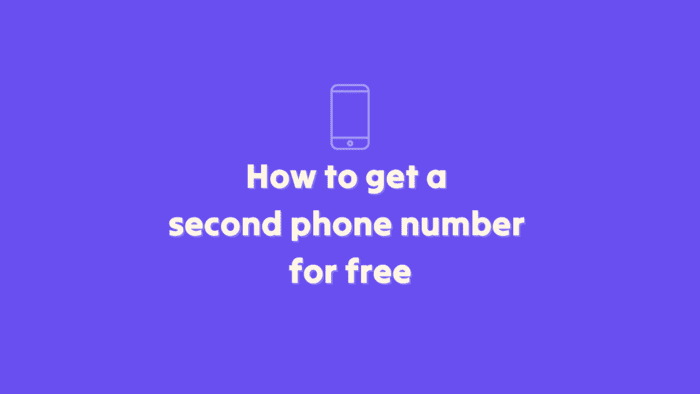 Free Second Phone Number How It Works Devyce